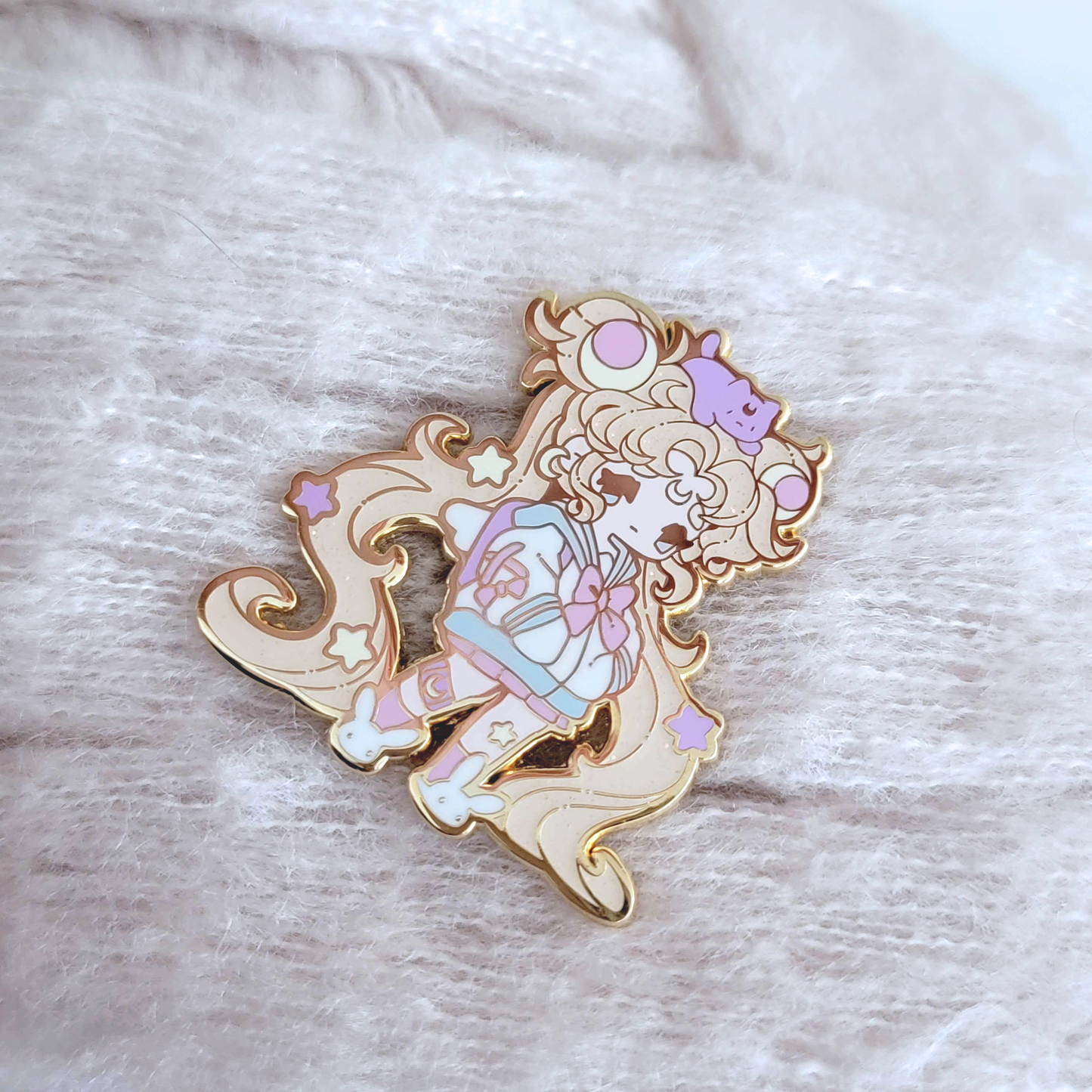 Casual Moonie Pin / Sailor Moon inspired