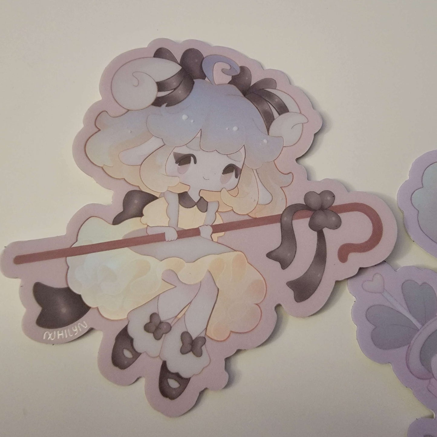 Bow Peep Matte Holo Sticker - February 25