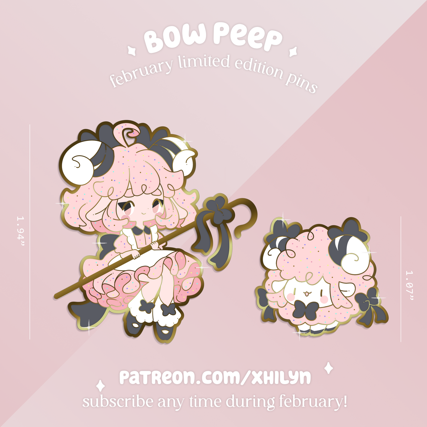 Black Friday Pin Vault 🖤 Bow Peep Pins - February 2025