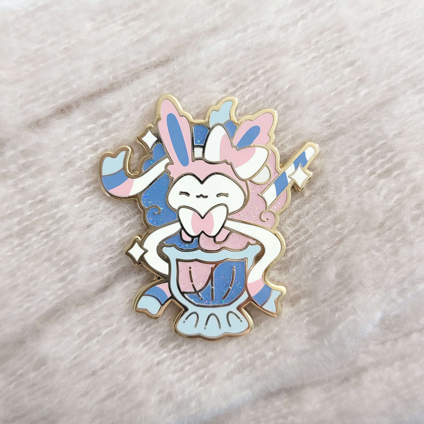 Cinnamon Whiskey Flareon Eevee Pin