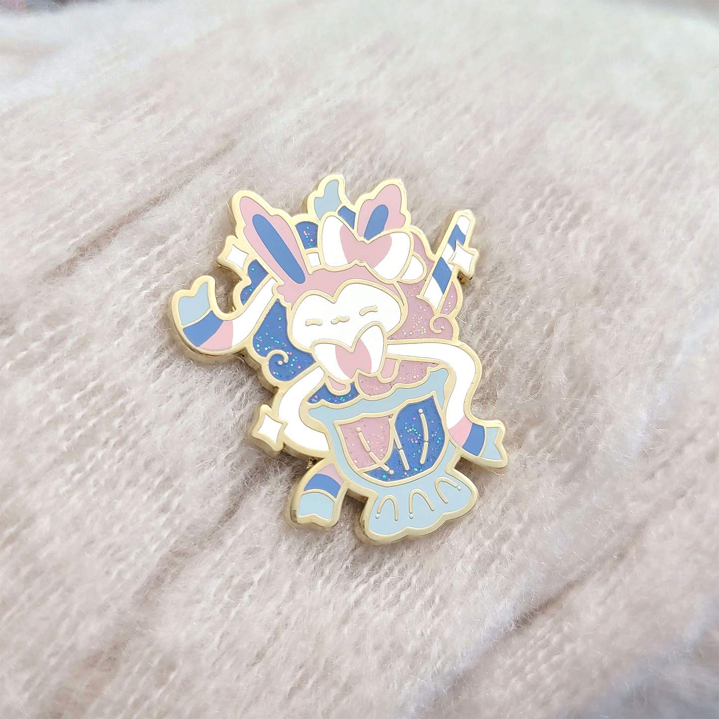 Cinnamon Whiskey Flareon Eevee Pin