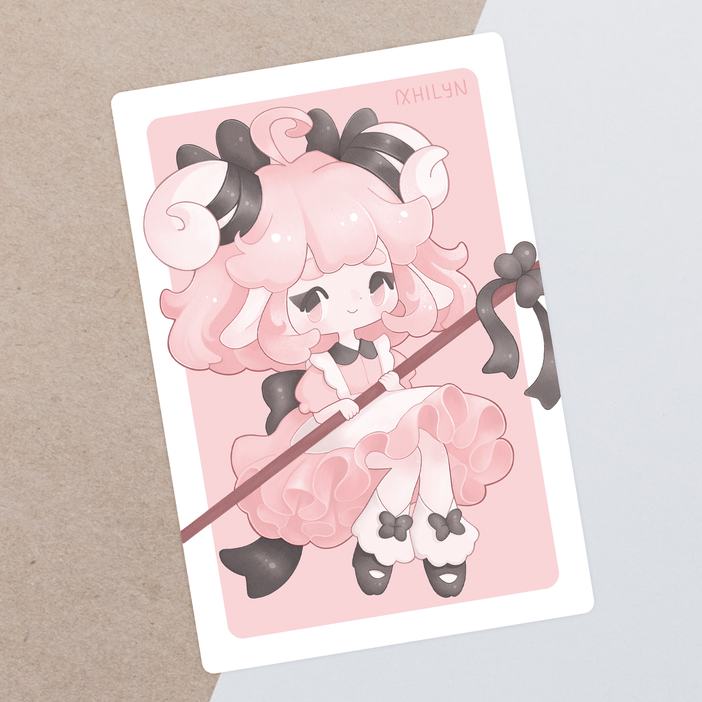 Bow Peep Postcard Print - February 25