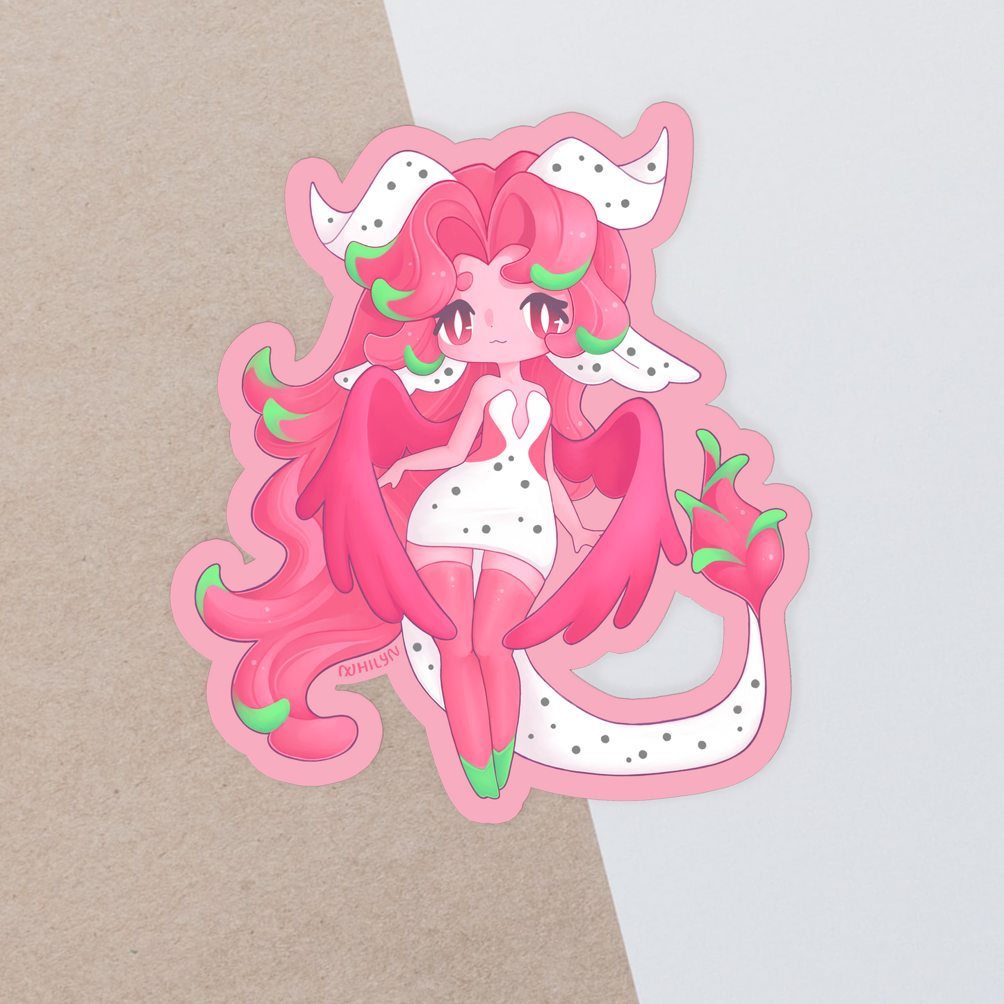 Dragon Fruit Sticker - March 25