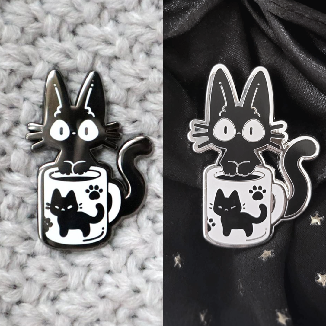 Coffee Cup Jiji Pin