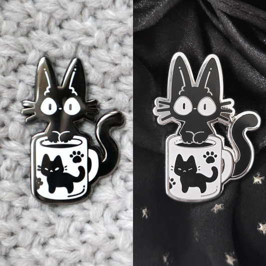 Coffee Cup Jiji Pin