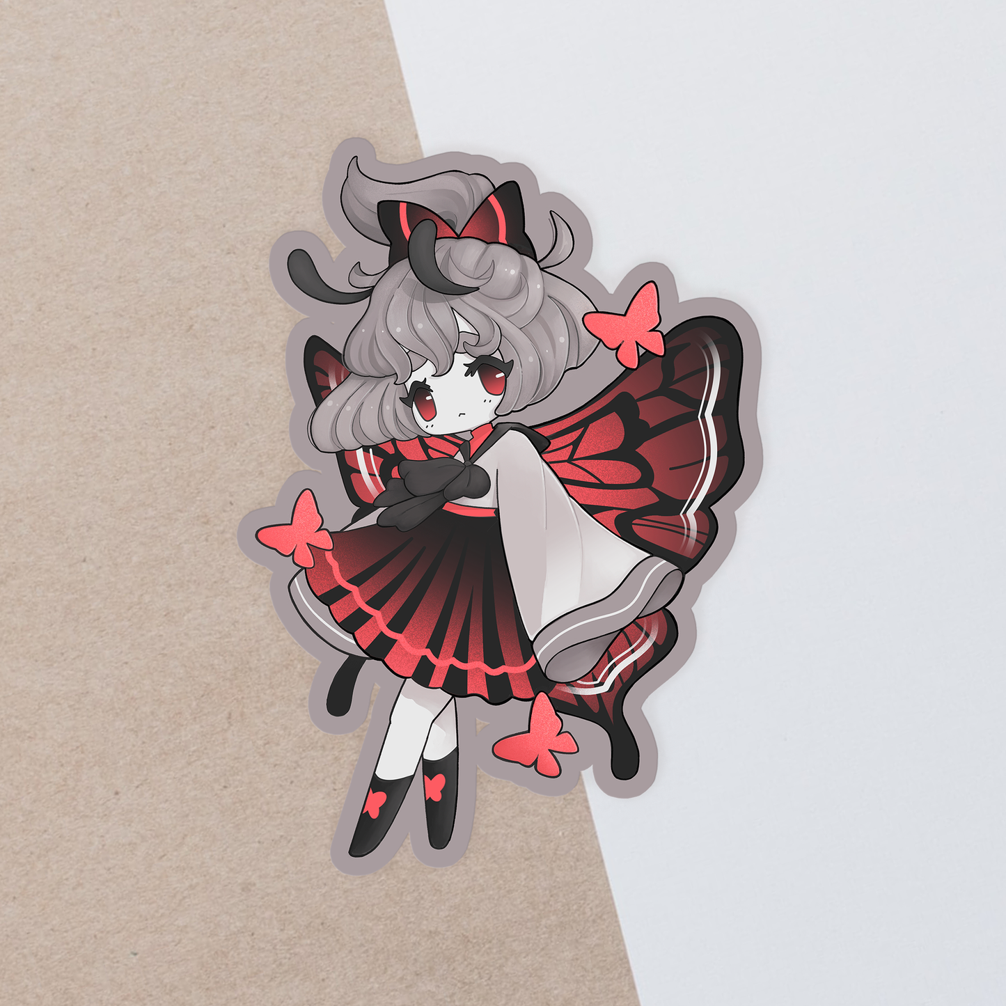 Lantern Moth Sticker - October 23