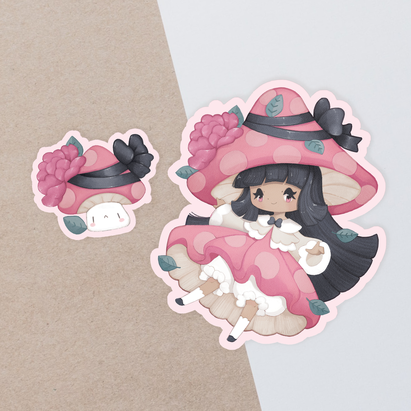 Mushroom Princess Stickers