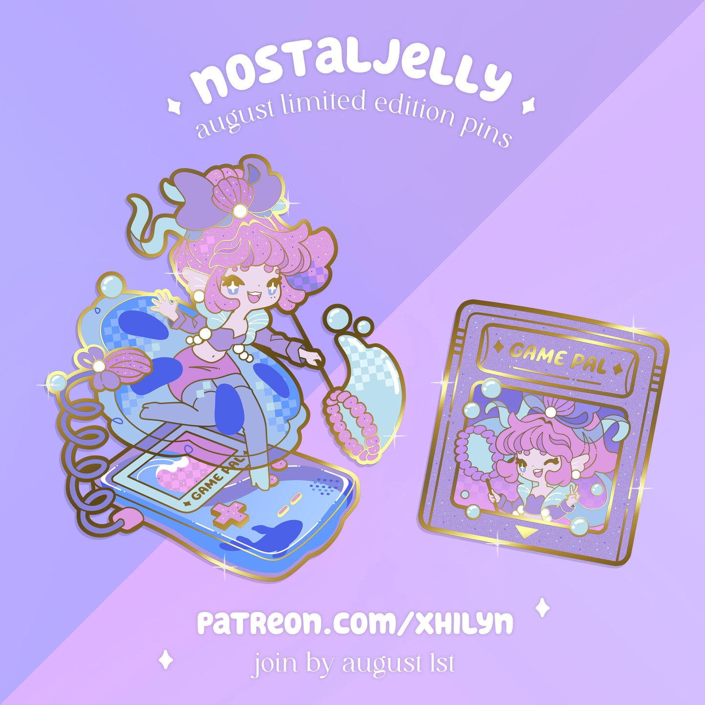 Nostaljelly Pins - August 2024