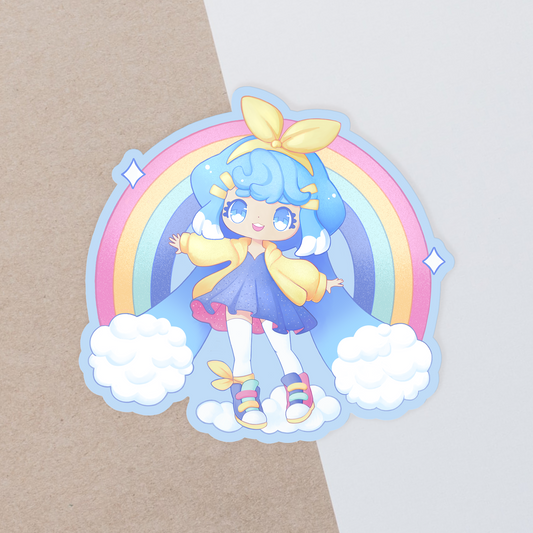 Rainbunny Sticker - January 2024