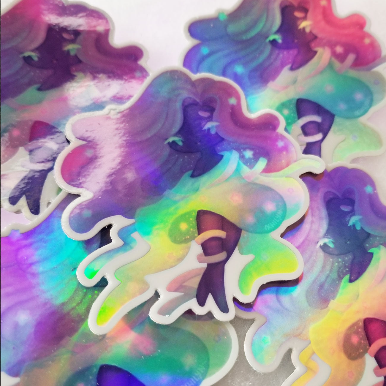 Holo Aurora Borealis Sticker