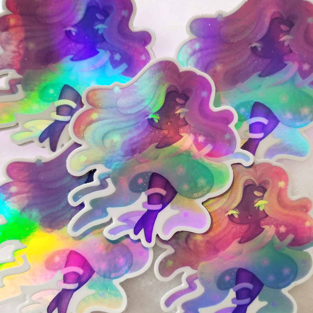 Holo Aurora Borealis Sticker