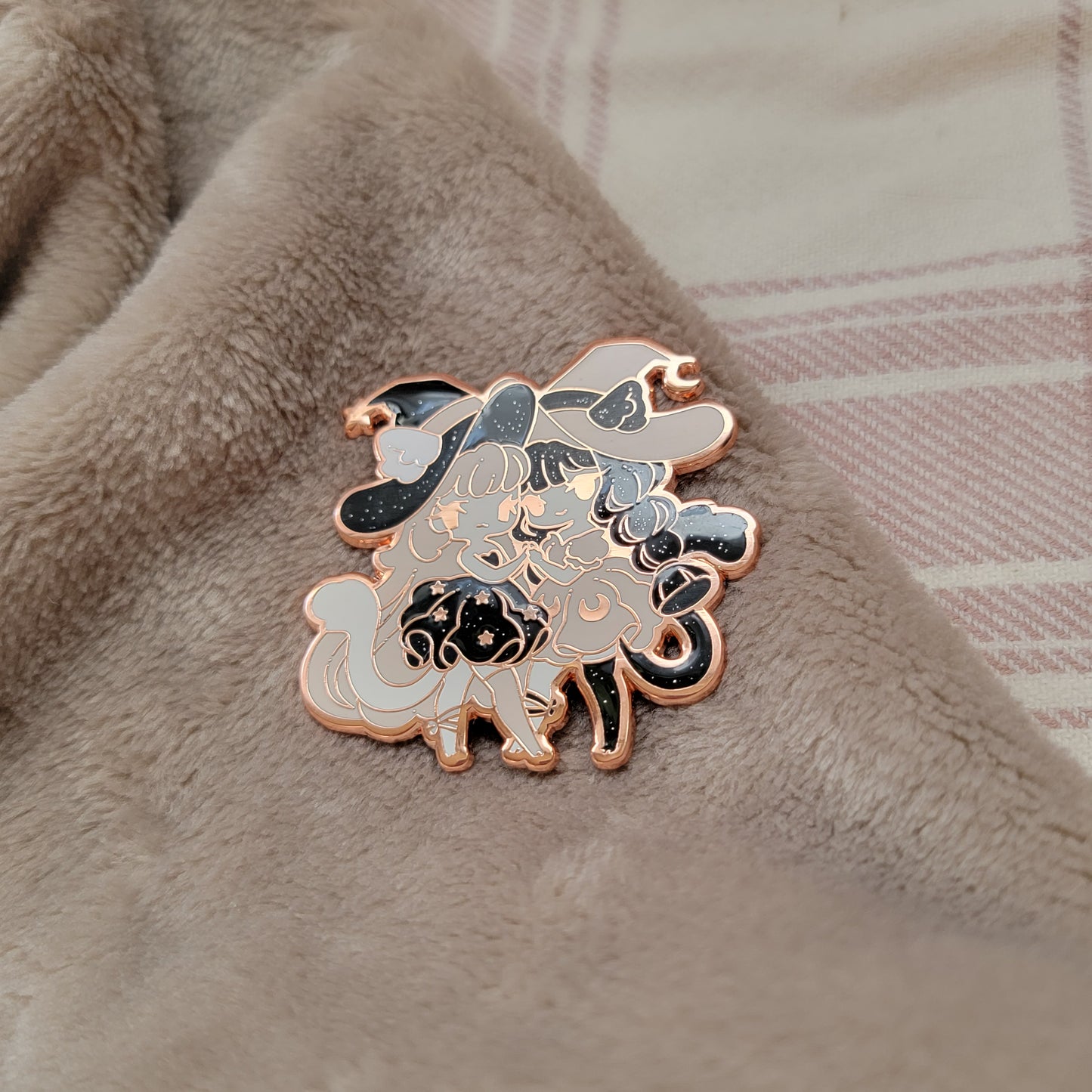 Pink/Black Hallow Queens Collab Pin ~ Last chance