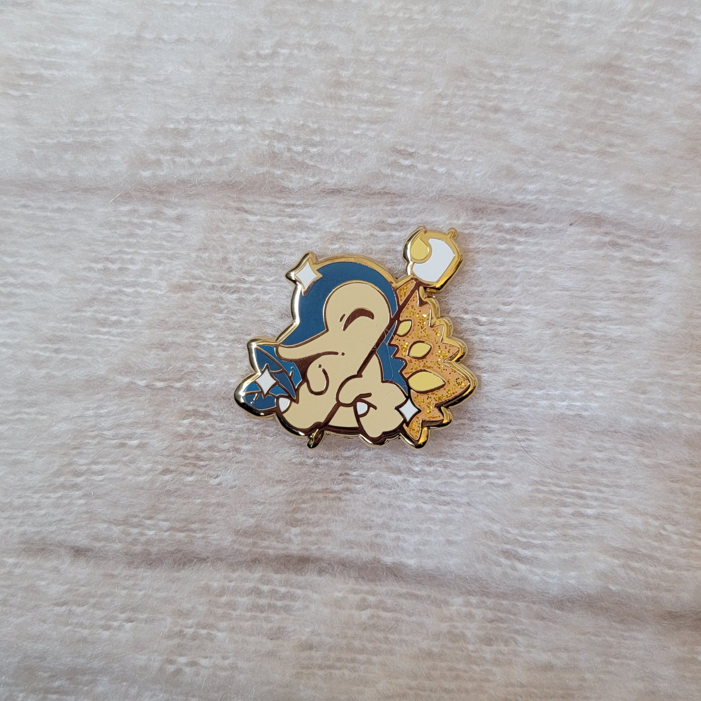 Campfire Shrew Cyndaquil Pin