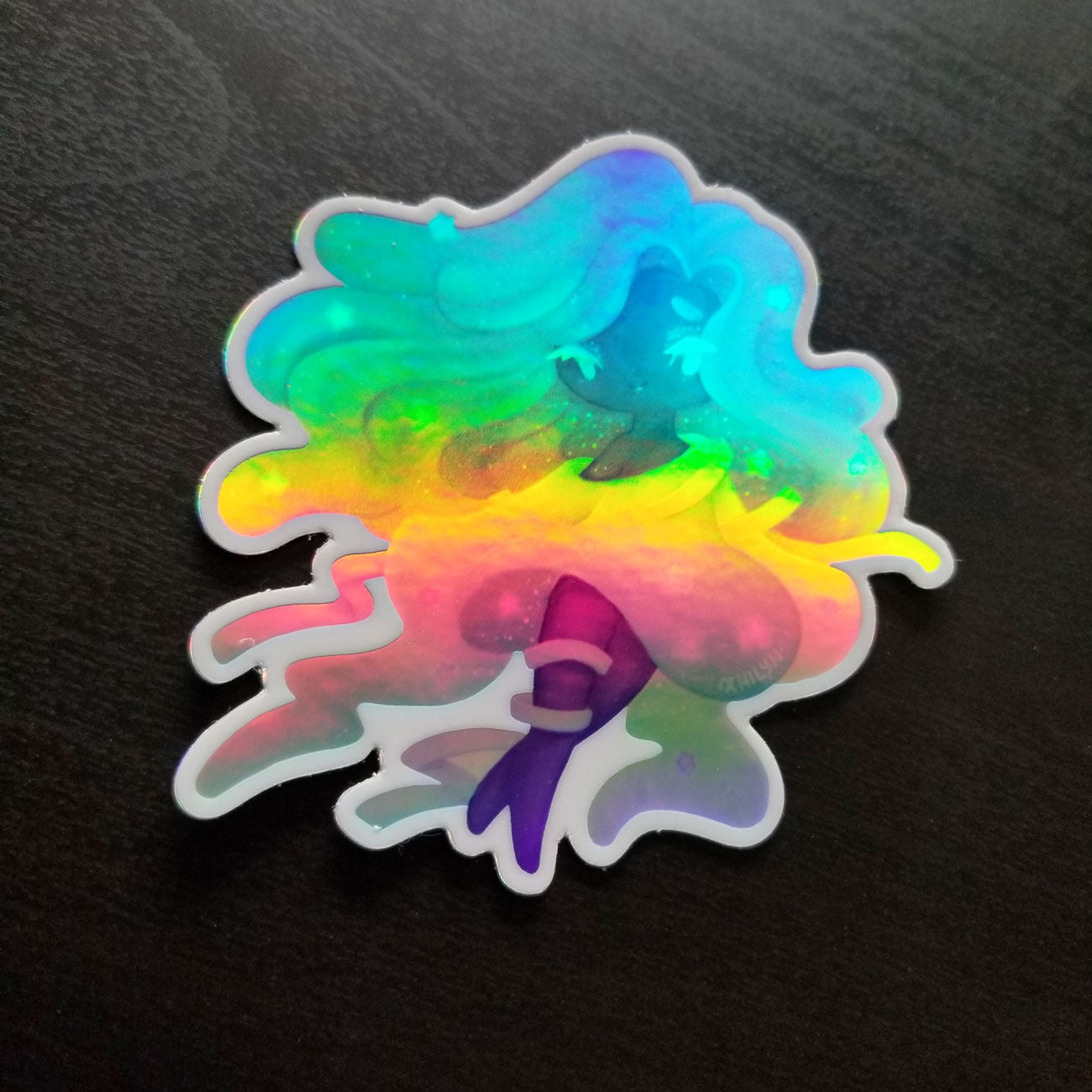 Holo Aurora Borealis Sticker