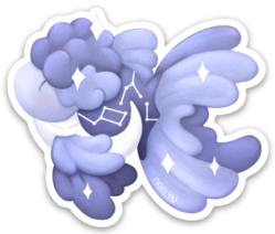 Galaxy Goldfish Sticker ~ Last chance