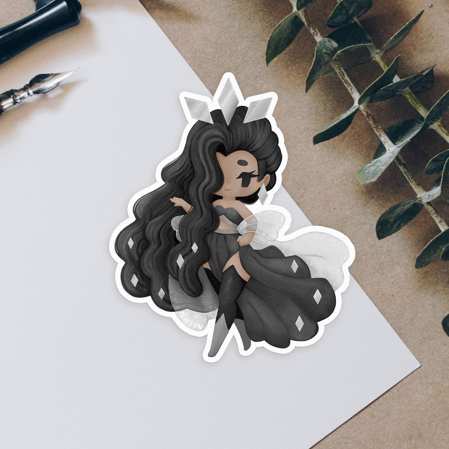 Diamond Goddess Sticker