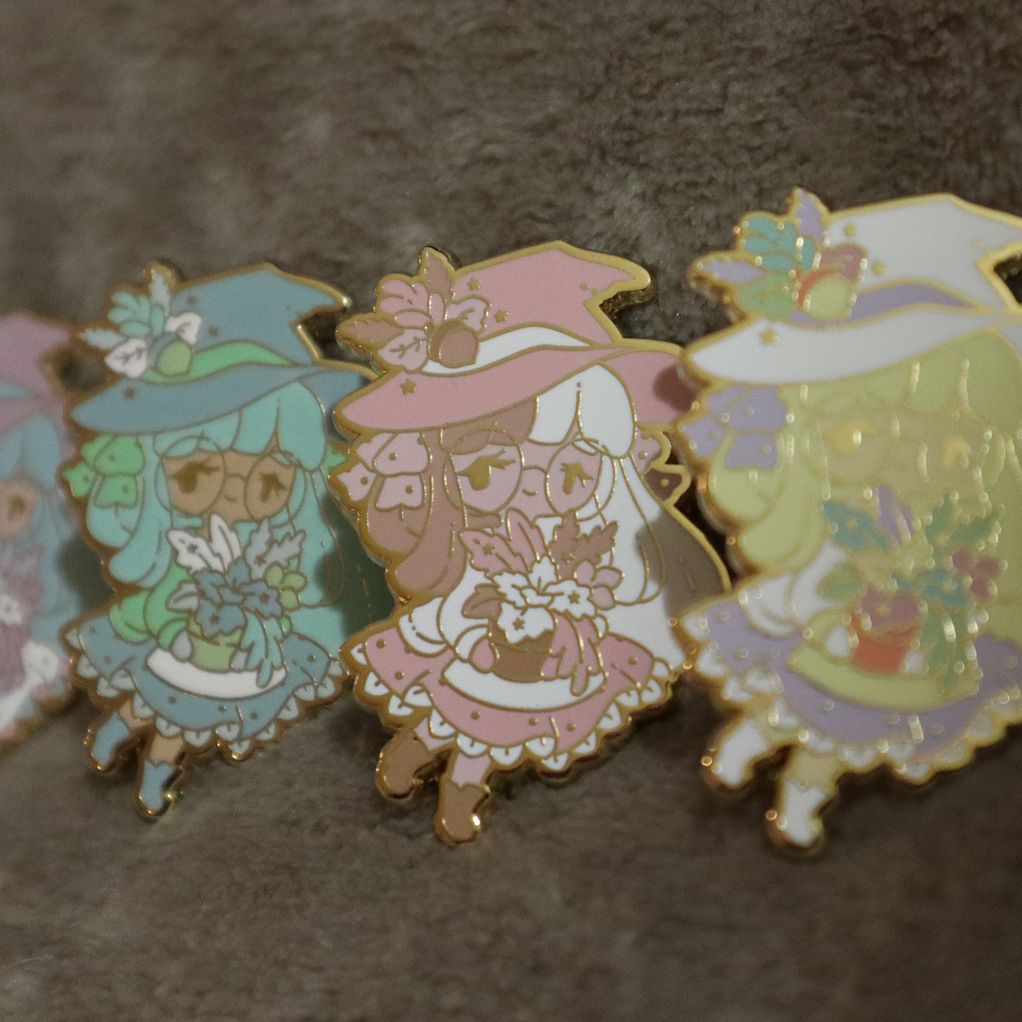 Herbology Witch Pins ~ Limited Edition