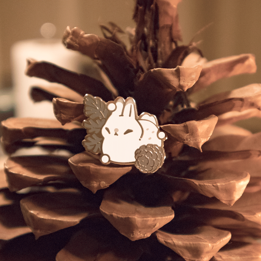 Snow Bunny Pin