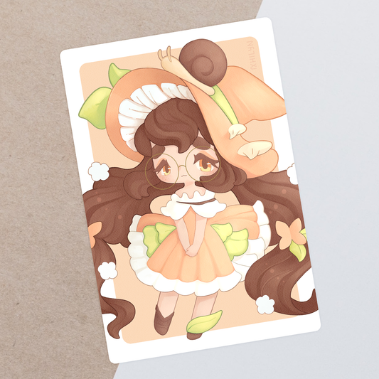 Cottage Mushroom Postcard Print - Nov 22