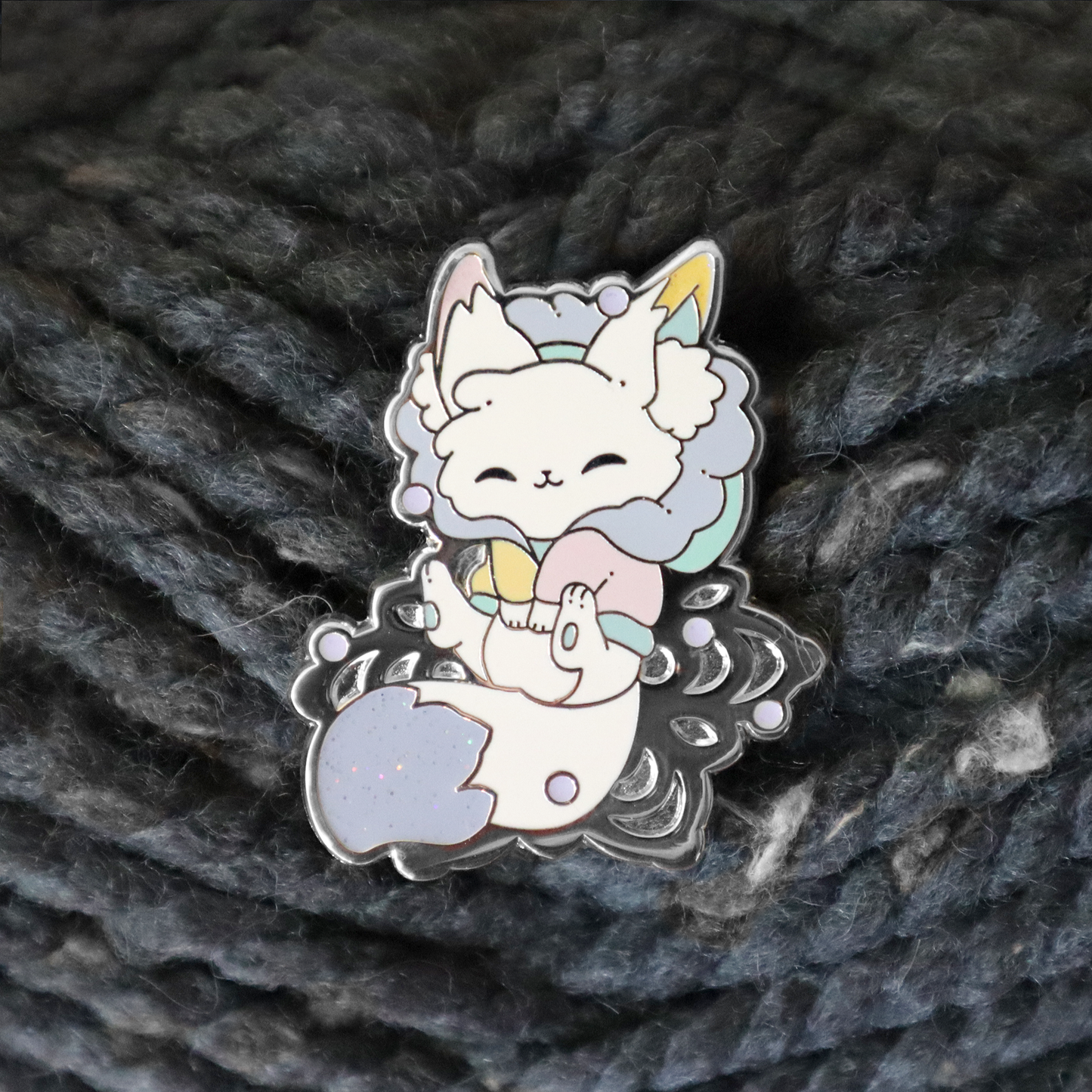 Pastel/Color Block Snow Fox ~ Limited Edition