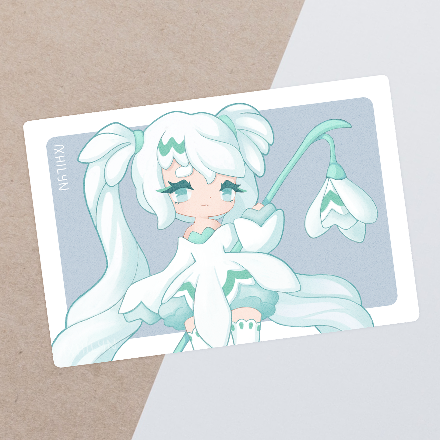 Snowdrop Postcard Print - Dec 22