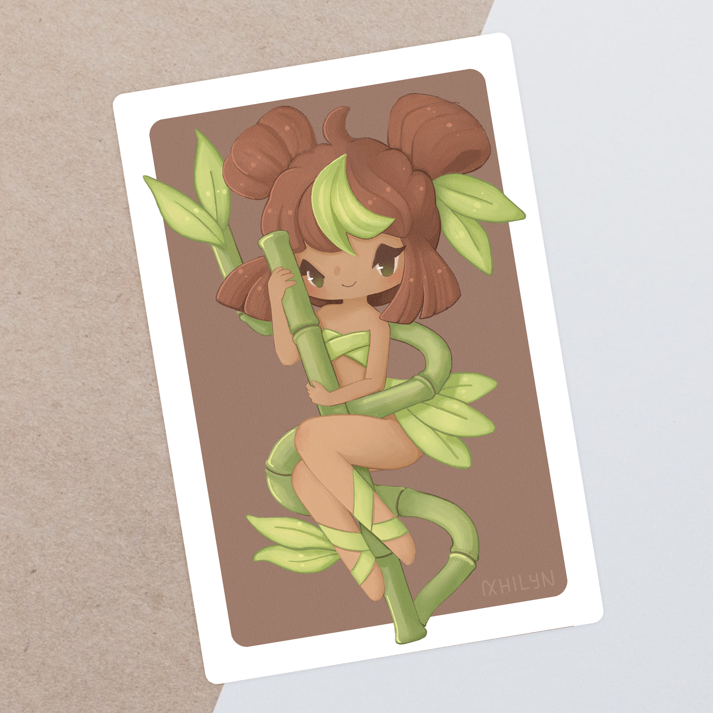 Bamboo Postcard Print ~ Last chance