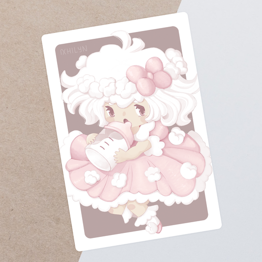 Baby's Breath Postcard Print