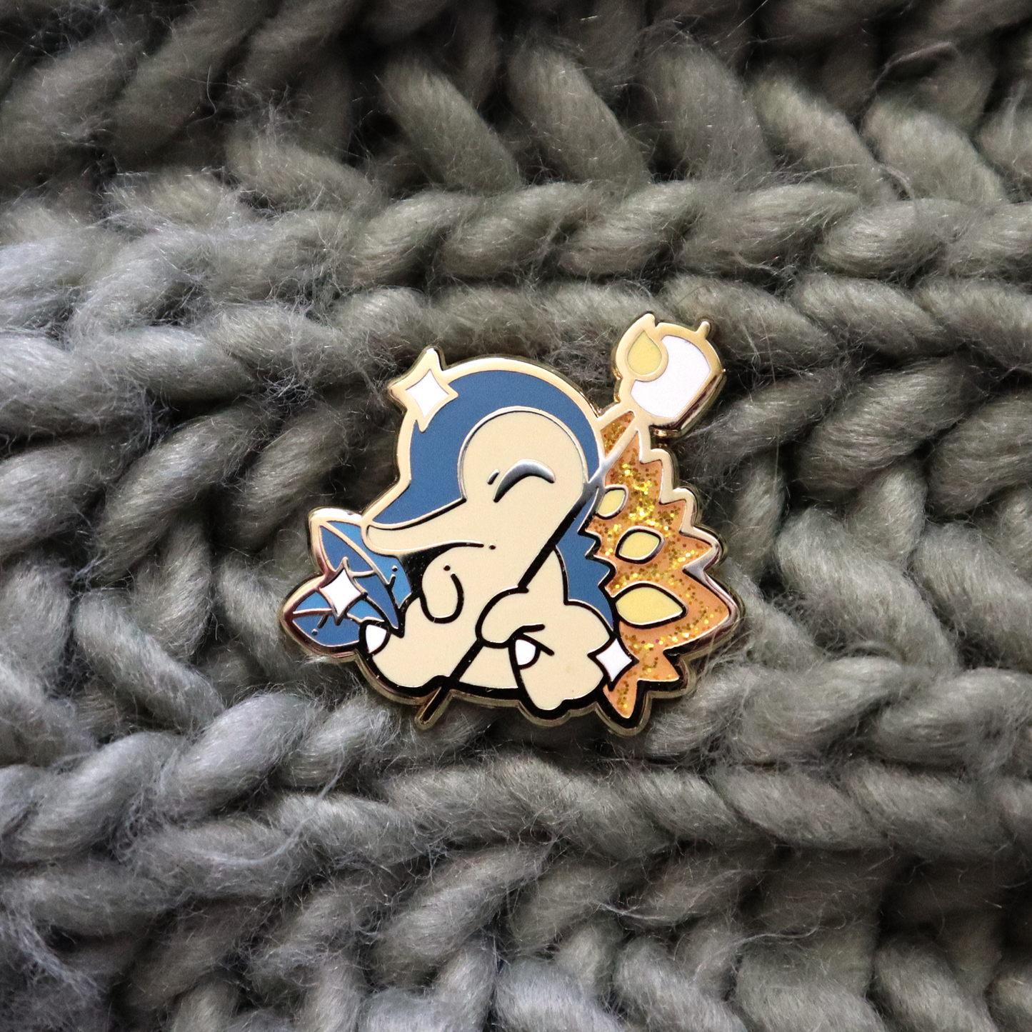 Campfire Shrew Cyndaquil Pin