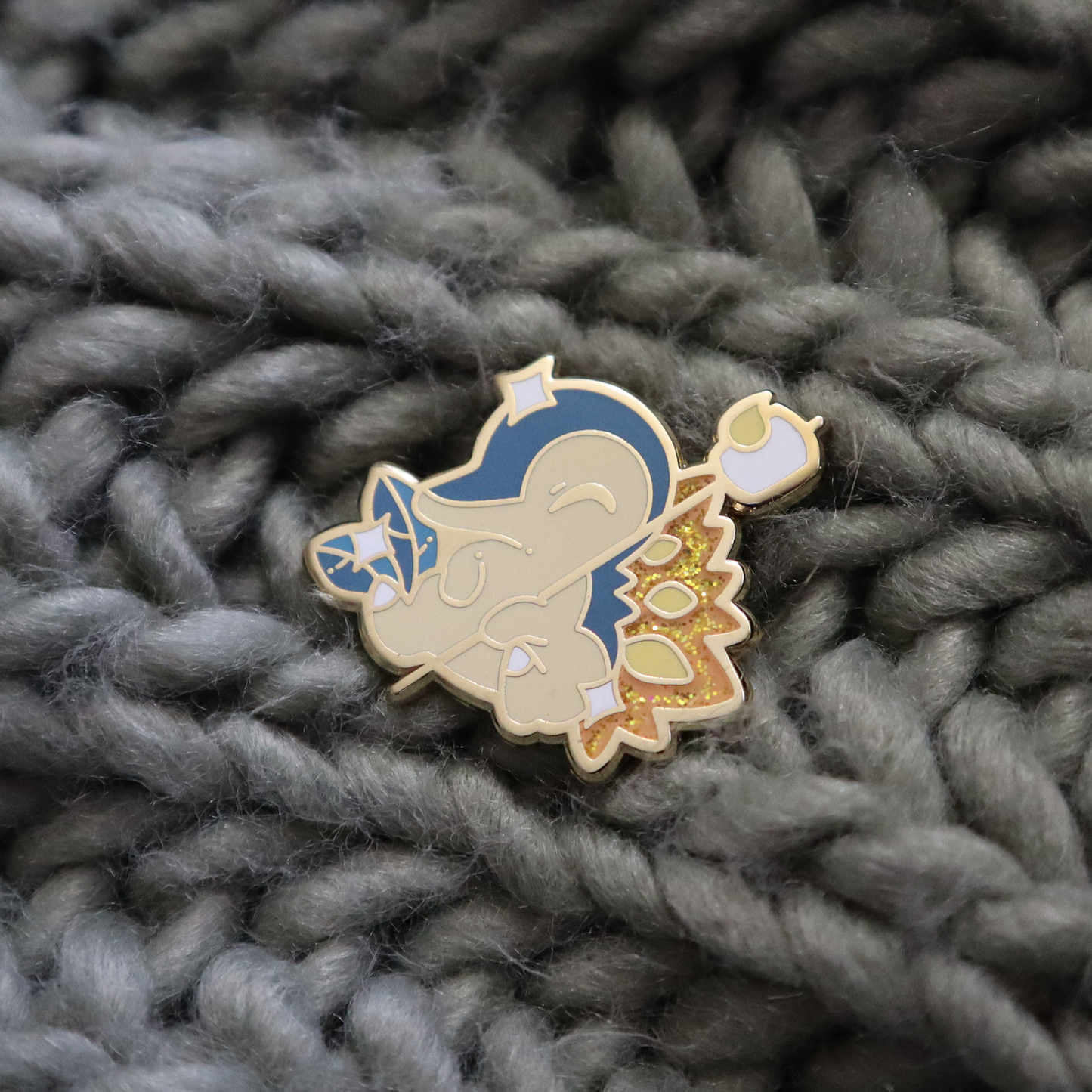 Campfire Shrew Cyndaquil Pin