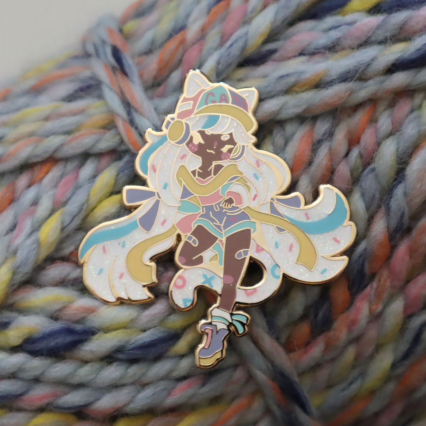 Frosting Leopard Pin