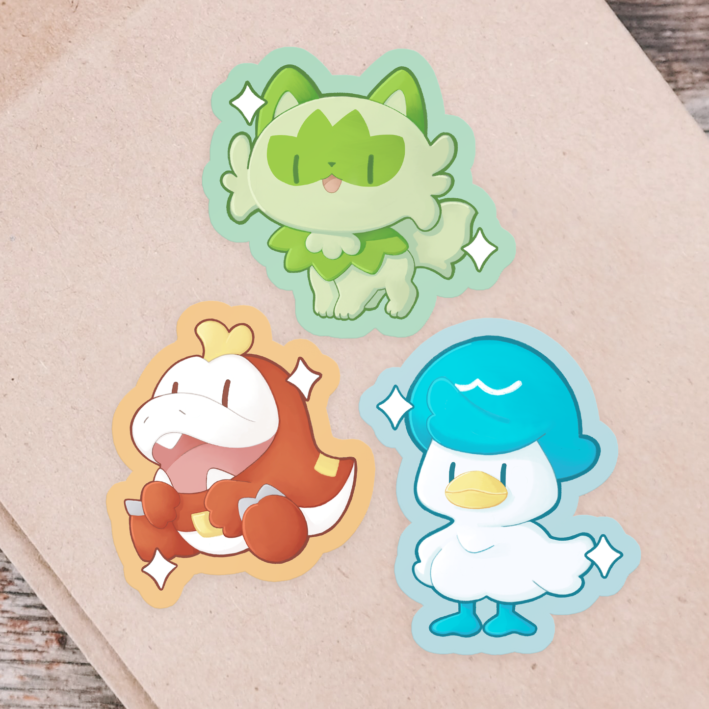 Gen 9 Pokemon Stickers