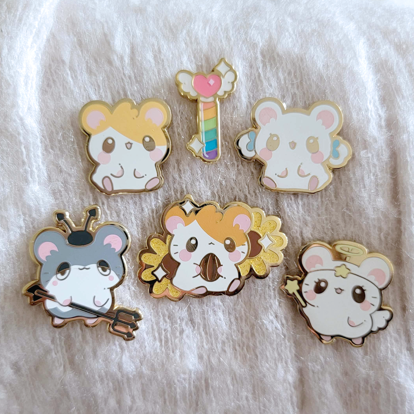 Ham-Ham Heartbreak Pins ~ Part 2 (PREORDER ~ Will ship by June 2026)