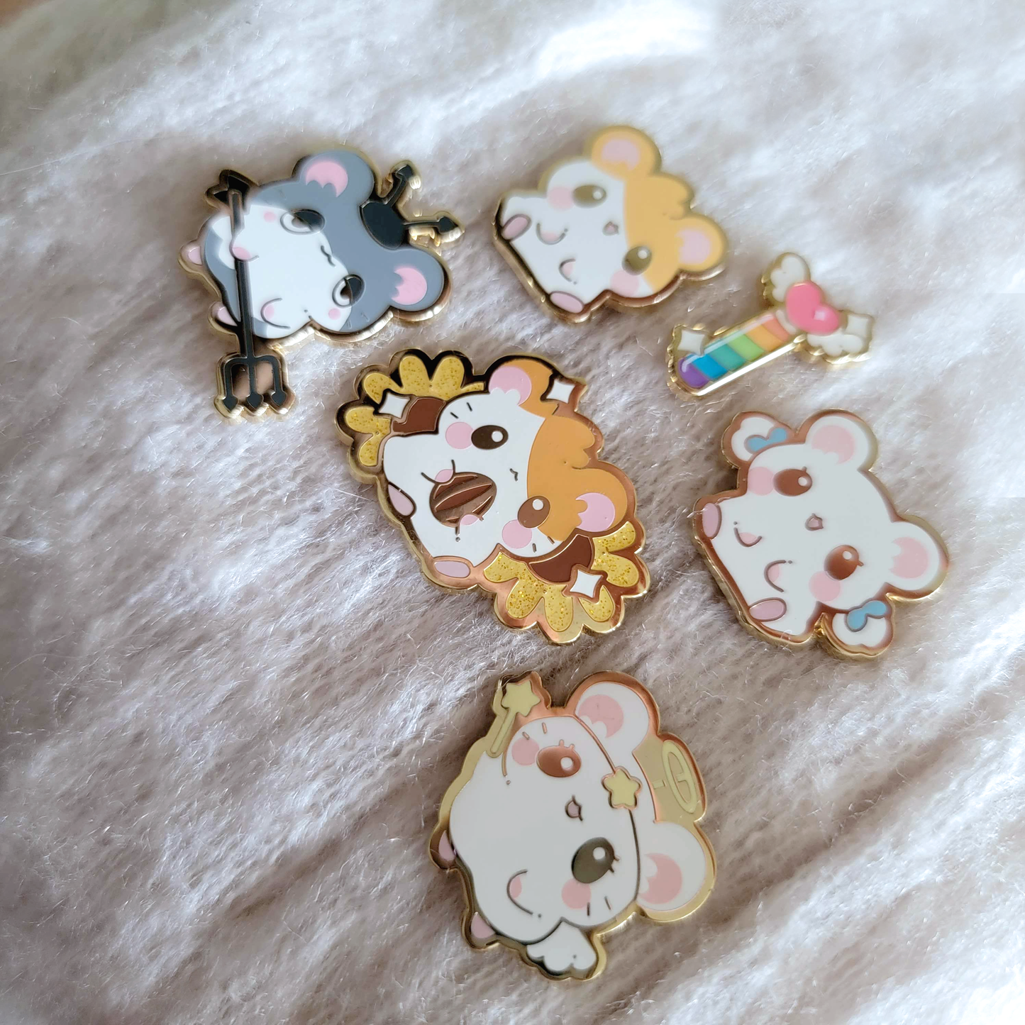 Ham-Ham Heartbreak Pins