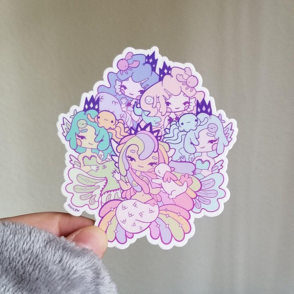 Mermaid Princesses Sticker ~ Last chance