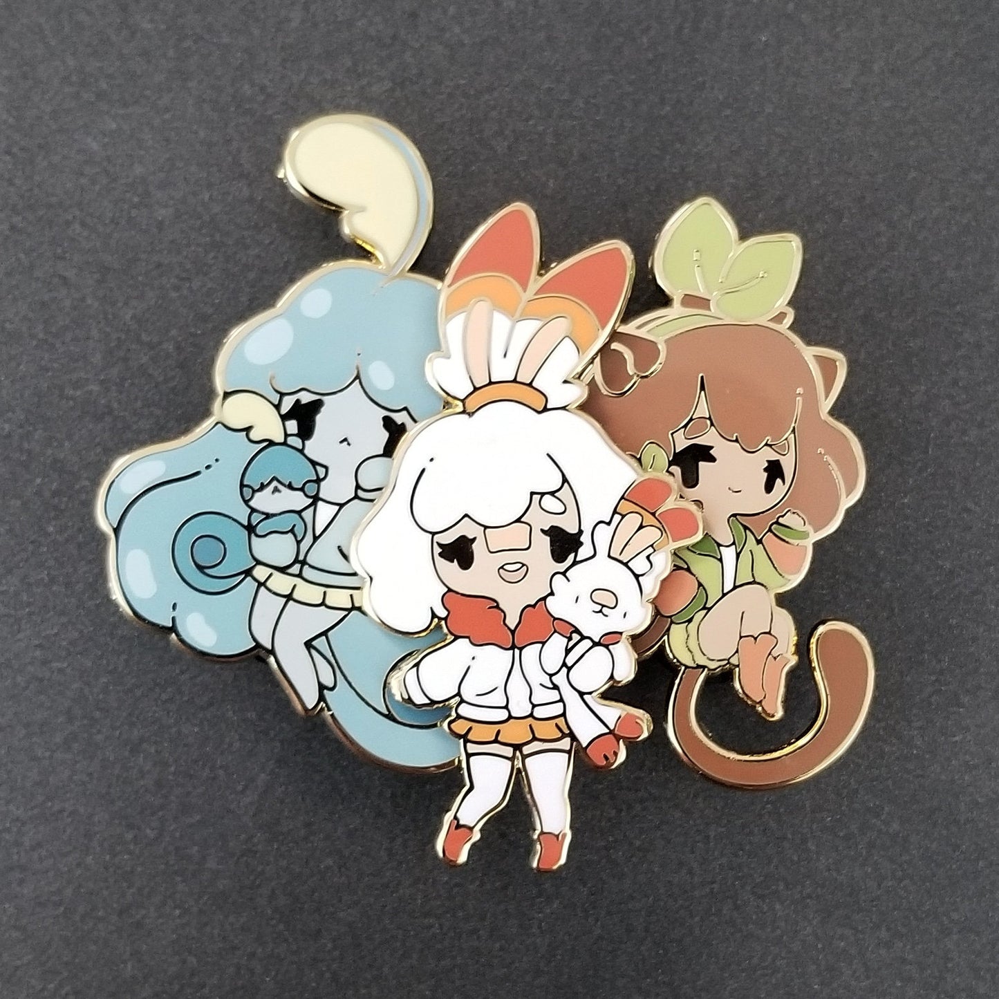 Gen 8 Starters - Sobble, Scorbunny, & Grookey