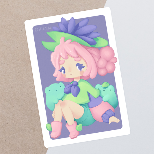 Water Lily Postcard Print