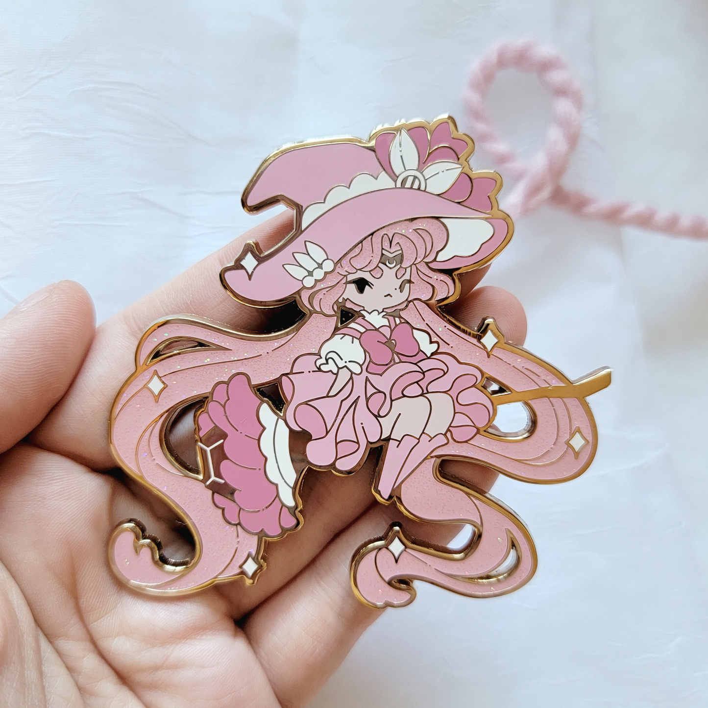 Mini Moon Witch Pin
