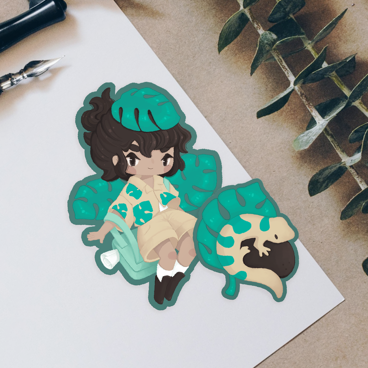 Monstera Sticker