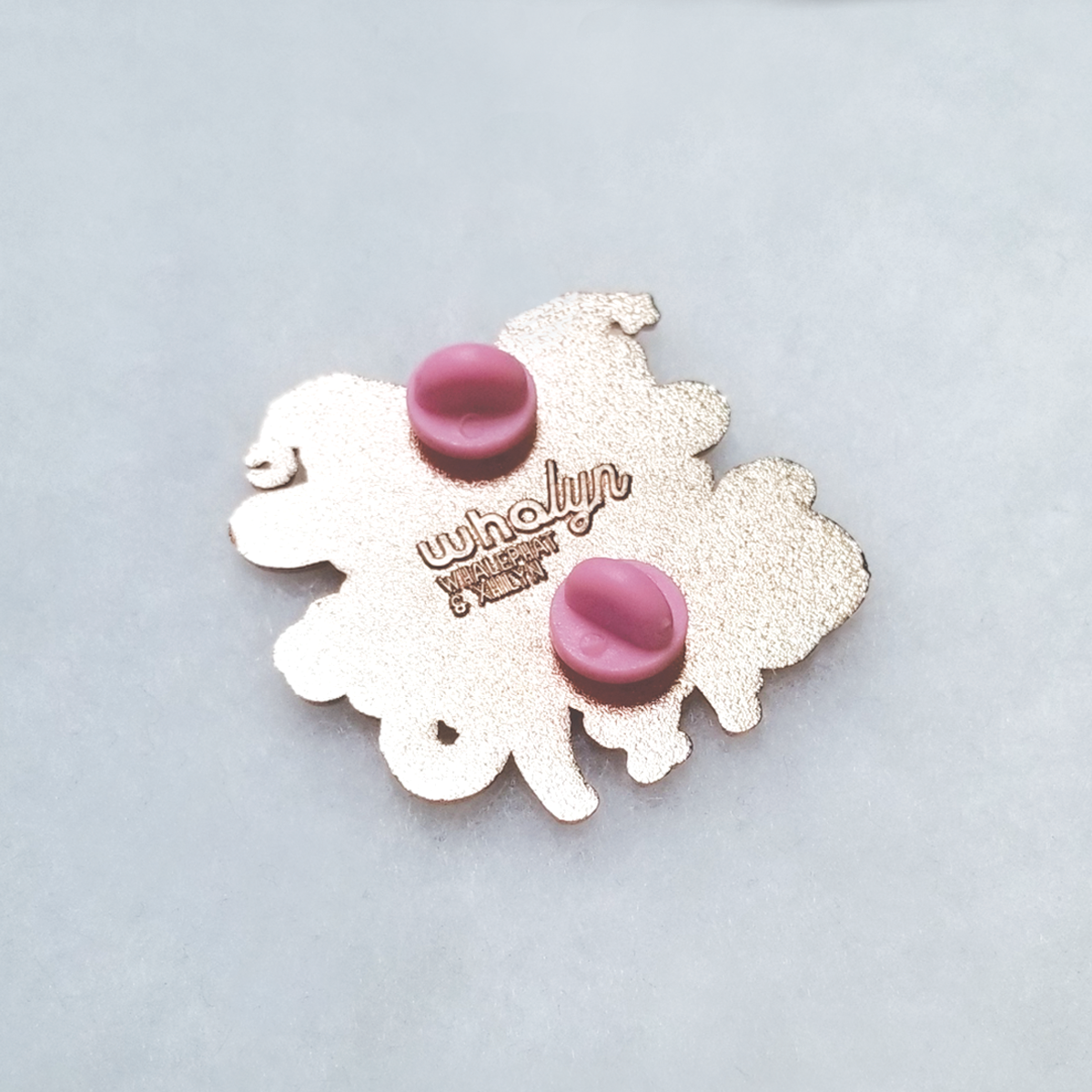 Hallow Queens Pin ~ Black/White ~ Whalephat Collaboration