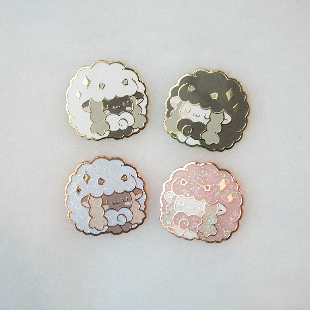 Wooloo Pins ~ "uwu"loo