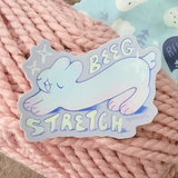 Beeg Stretch Matte Holo Sticker