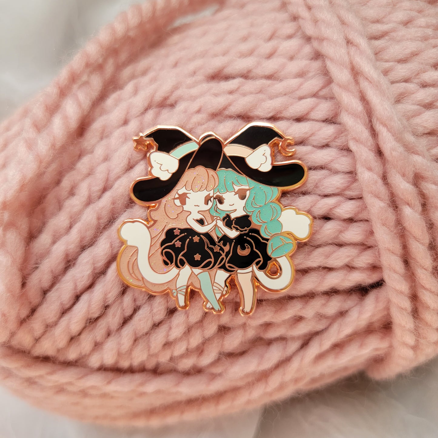 Hallow Queens Pin ~ Pastel Goth ~ Whalephat Collaboration