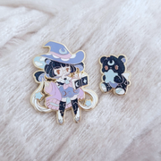 Astrology Bear Witch Pins - August 2023