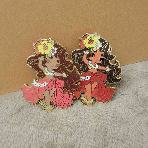 🌺 Hibiscus Dancer ~ Maui Fundraiser Pin ~ Maui Strong Fund