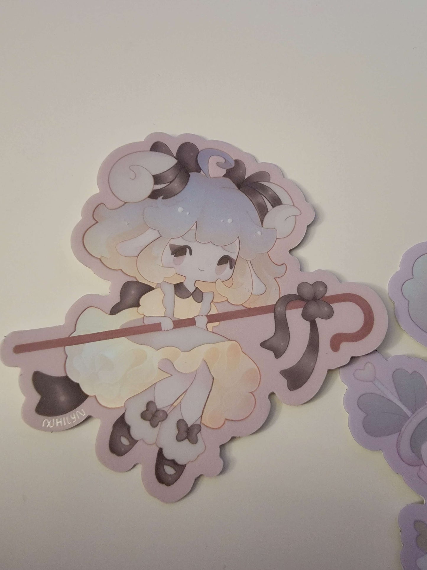 Bow Peep Matte Holo Sticker - February 25