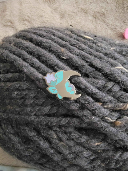 Mini Nightshade Moon Pin - Oct 2022