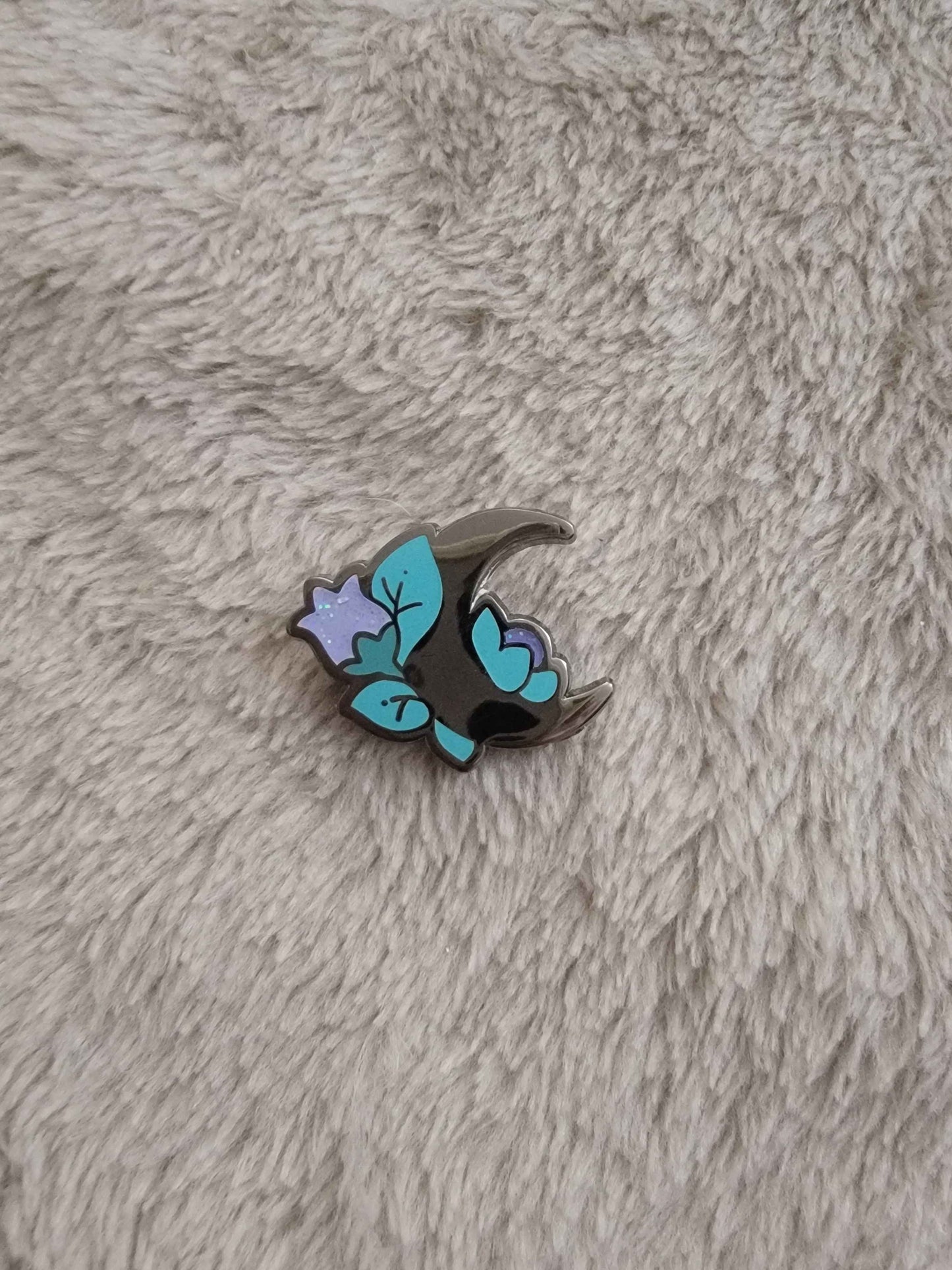 Mini Nightshade Moon Pin - Oct 2022