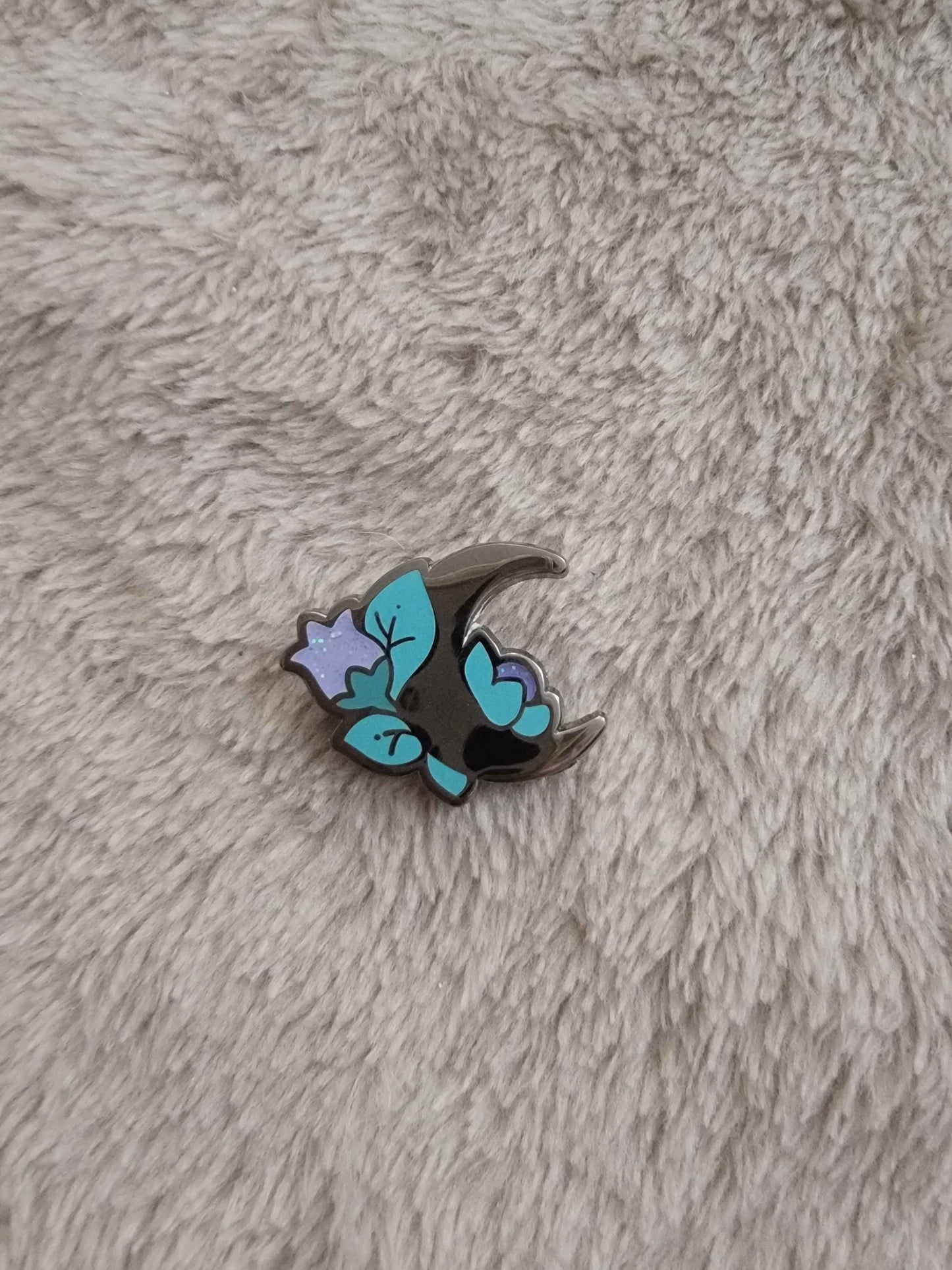 Mini Nightshade Moon Pin - Oct 2022