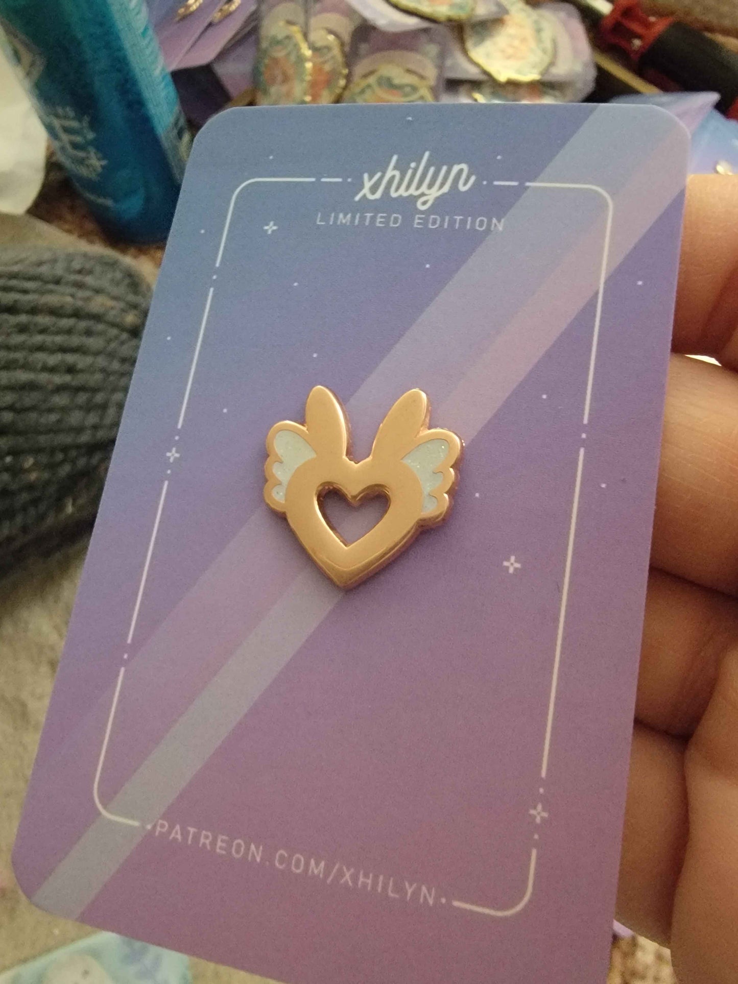 Pastel Priest Mini Heart Pin - Jan 2020
