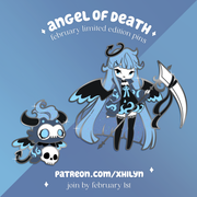 Angel of Death Pins - February 2024